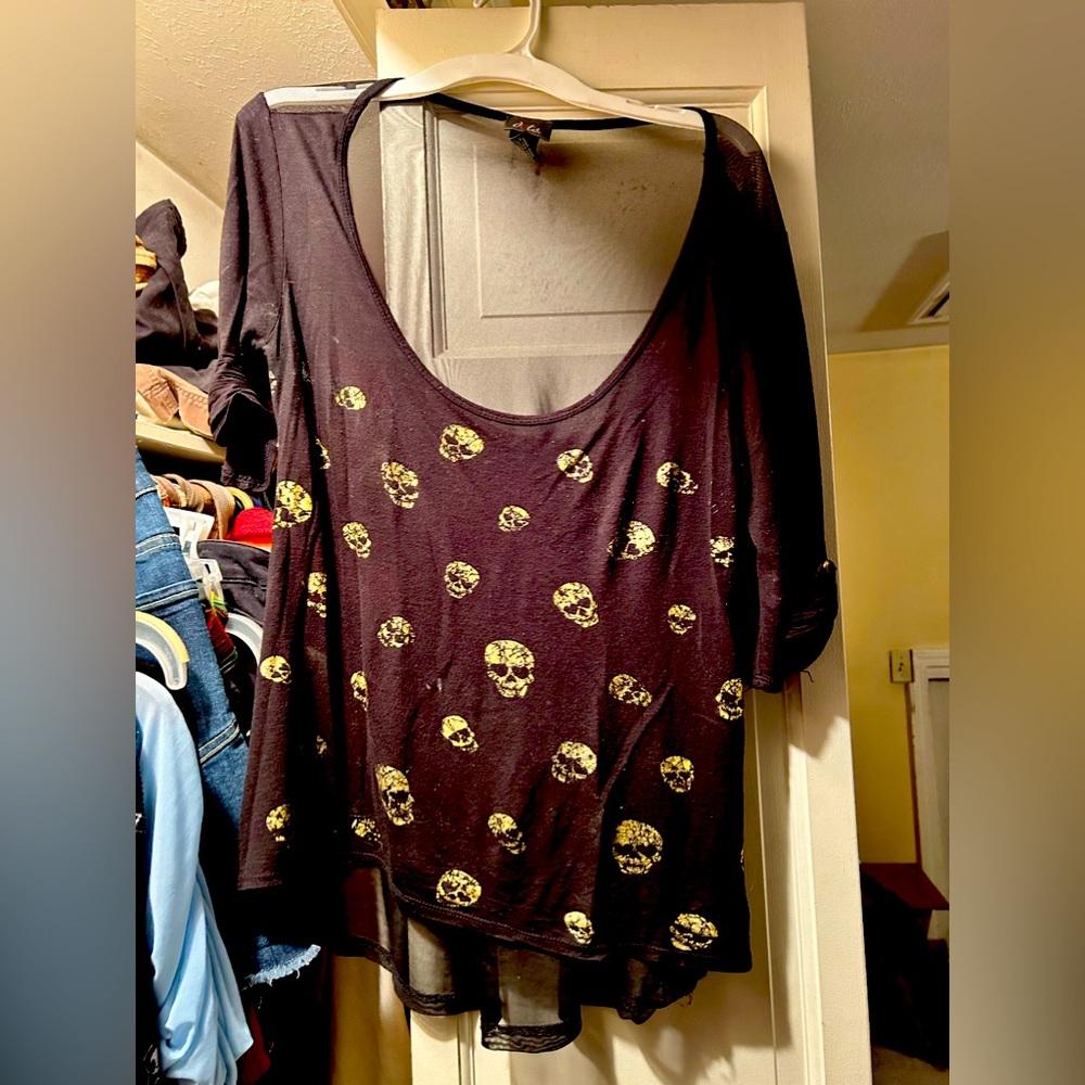 Fun Skull print top